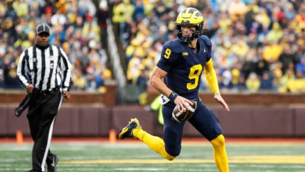 Michigan quarterback J.J. McCarthy